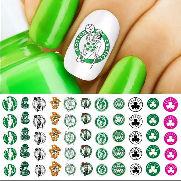 Other - Boston Celtics Nail Decals 🏀 💌BO/GO$6 Water Transfer Nail Decals NBA